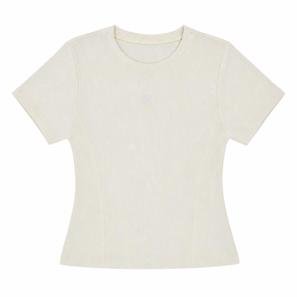 Blusa Cuello Redondo Manga Corta Aplique