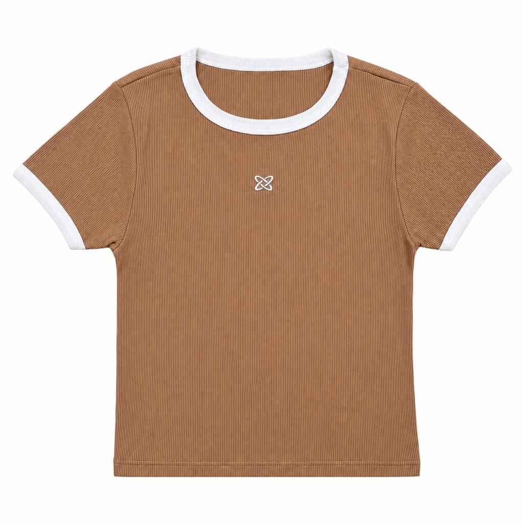 Blusa Manga Corta con Contraste