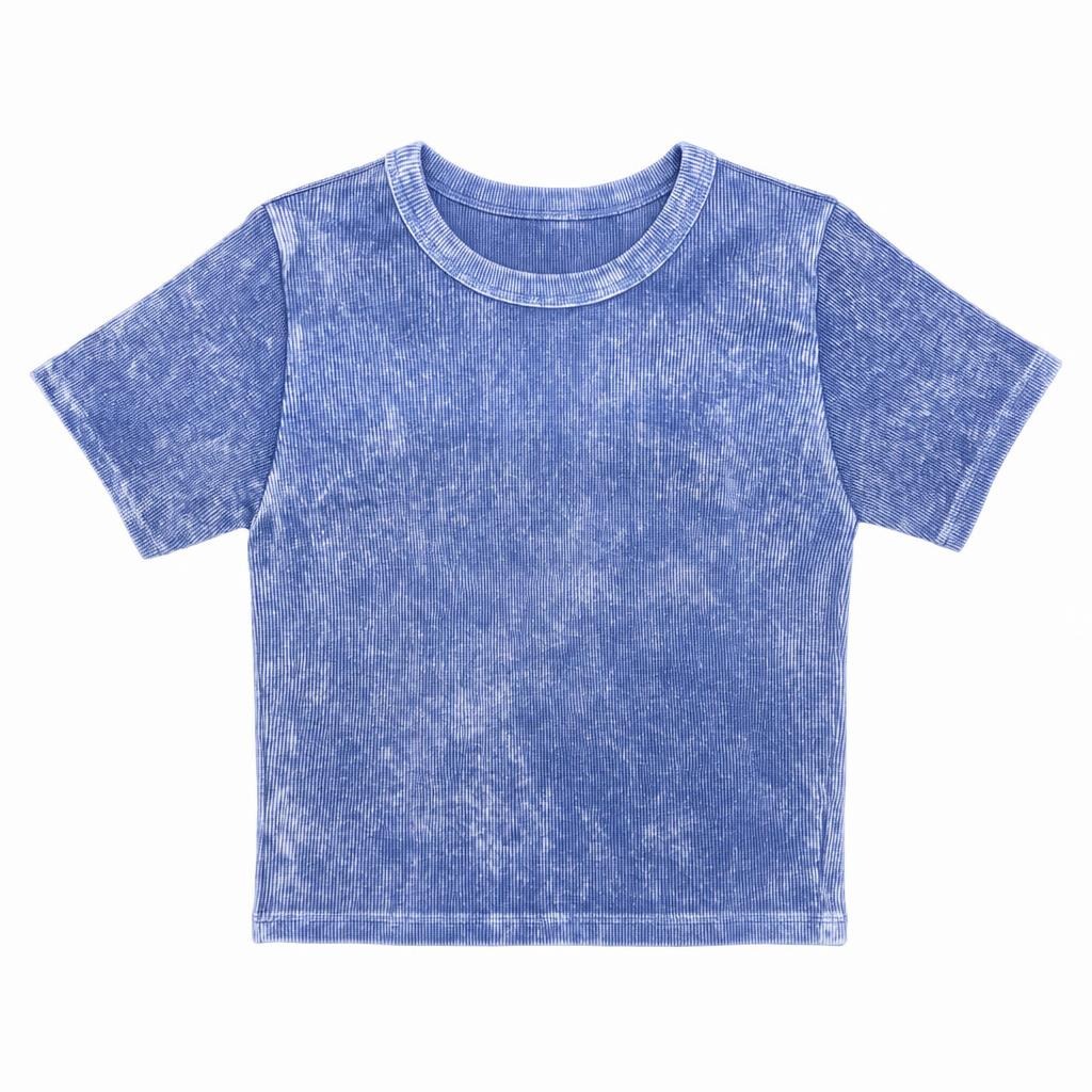 Blusa Manga Corta Tie Die