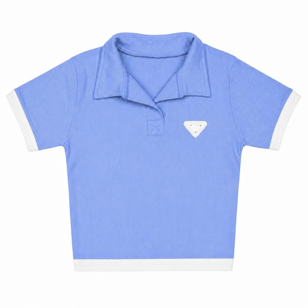 Blusa Polo Contraste
