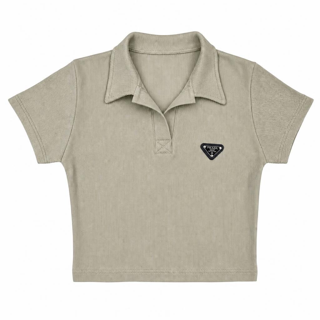 Blusa Polo - Verde oliva