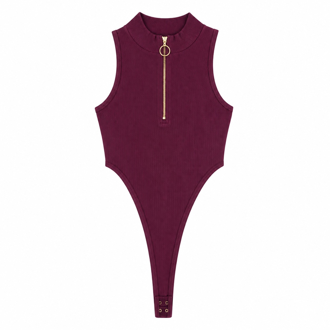 Body Costillero Cierre - Morado oscuro