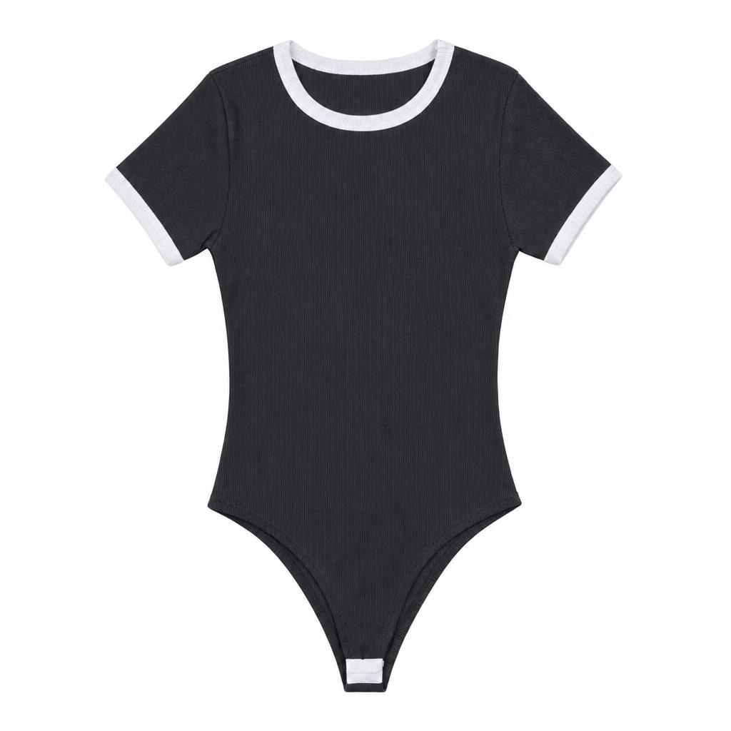 Body Cuello Puño Combinado