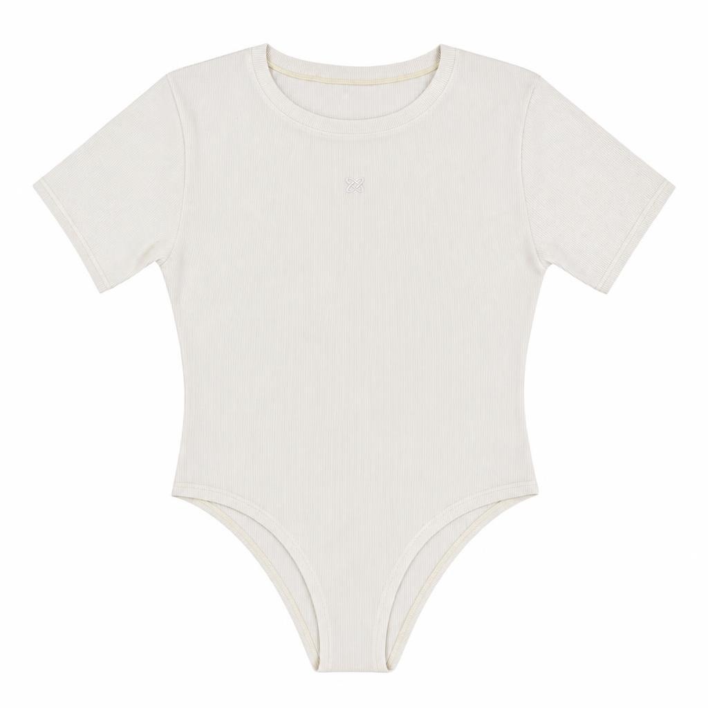 Body Manga Corta Plus - Marfil
