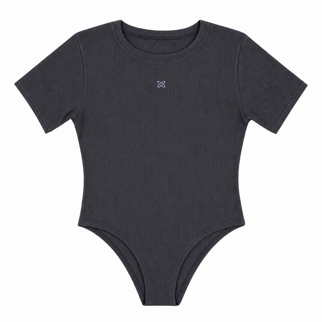 Body Manga Corta Plus - Negro