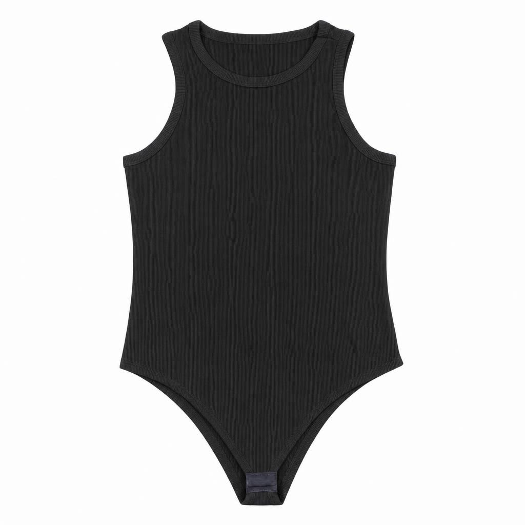 Body Manga Siza Plus - Negro