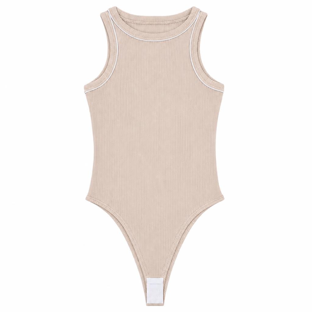 Body Sizo Pitillo - Camel + Marfil