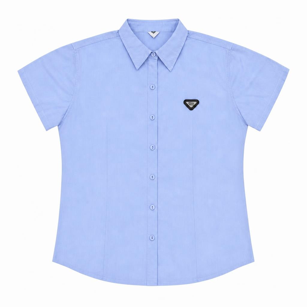 Camisera Manga Corta - Azul bebé