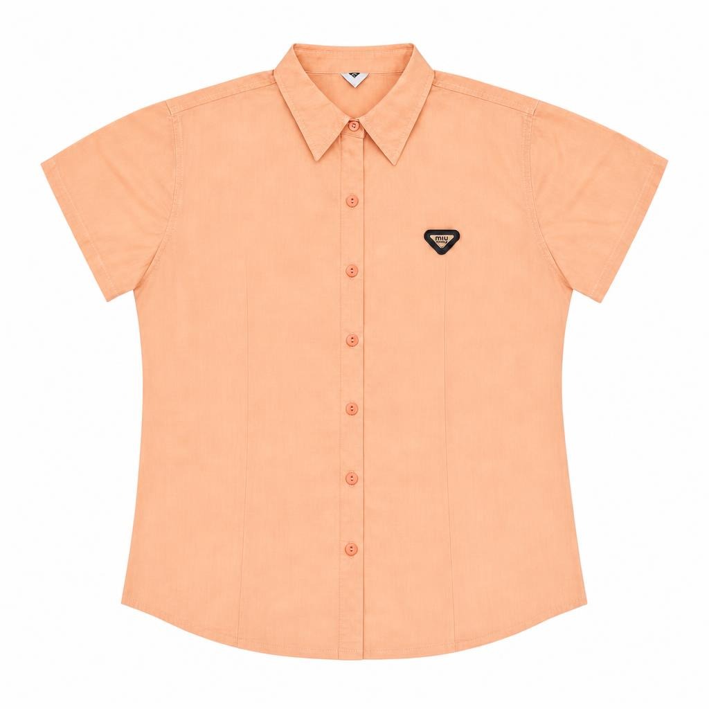 Camisera Manga Corta - Naranja