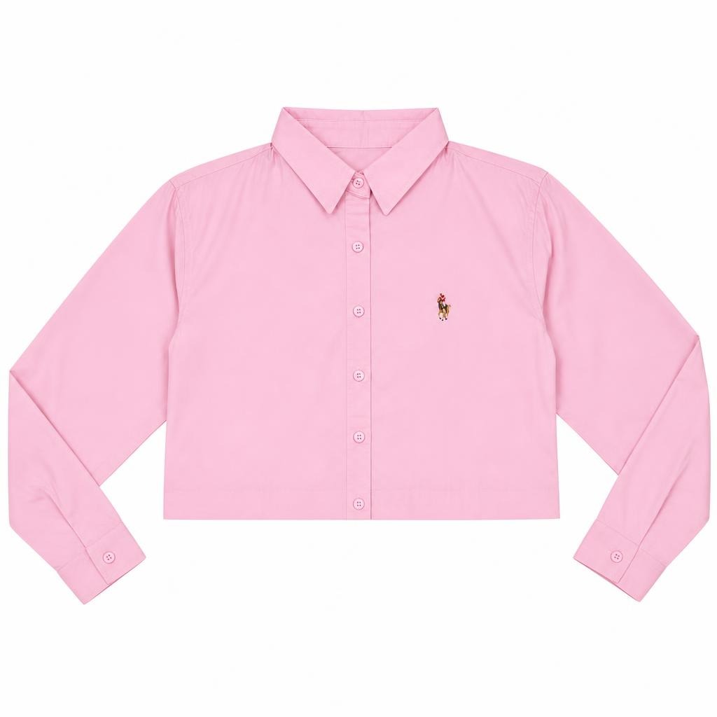 Camisera Oversize Manga Larga - Rosado