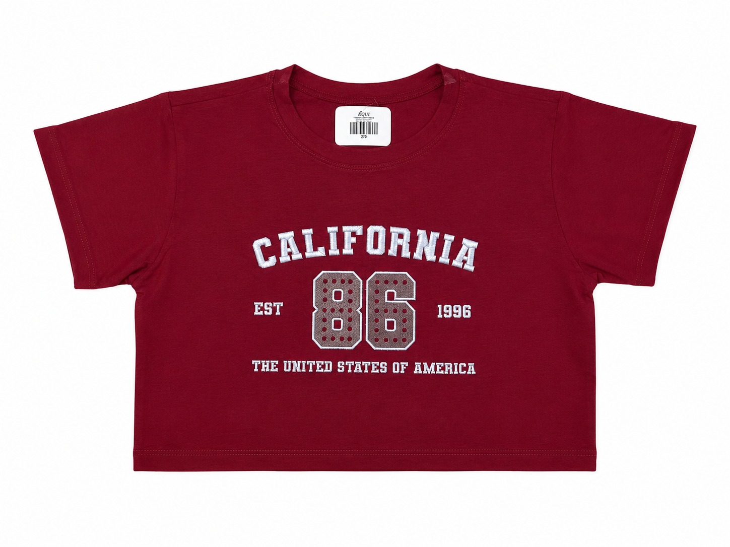 Camiseta California Tela Fría - Rojo