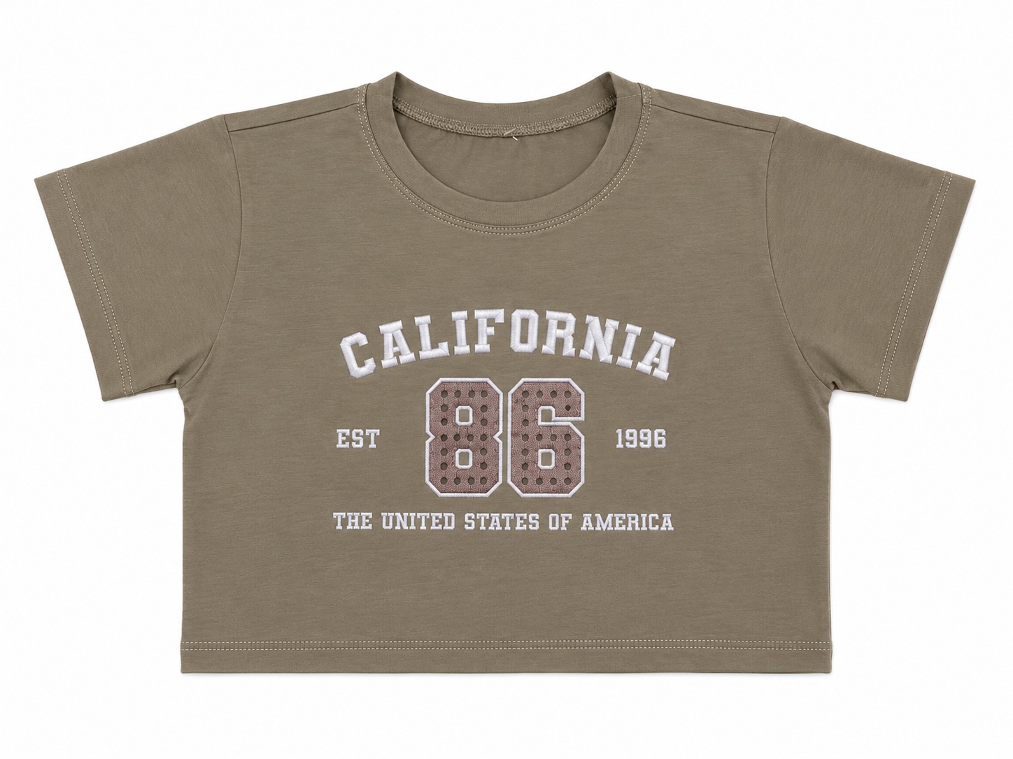 Camiseta California Tela Fría - Verde militar