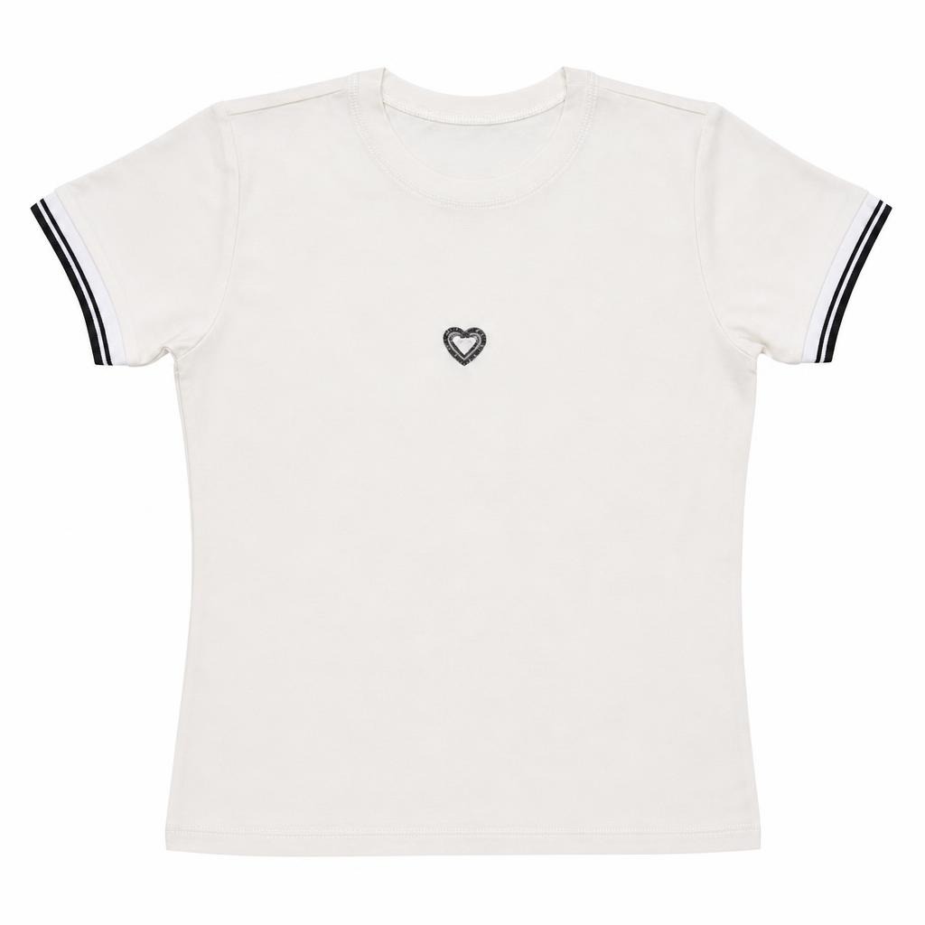 Camiseta Prada Puños Tejidos - Hueso