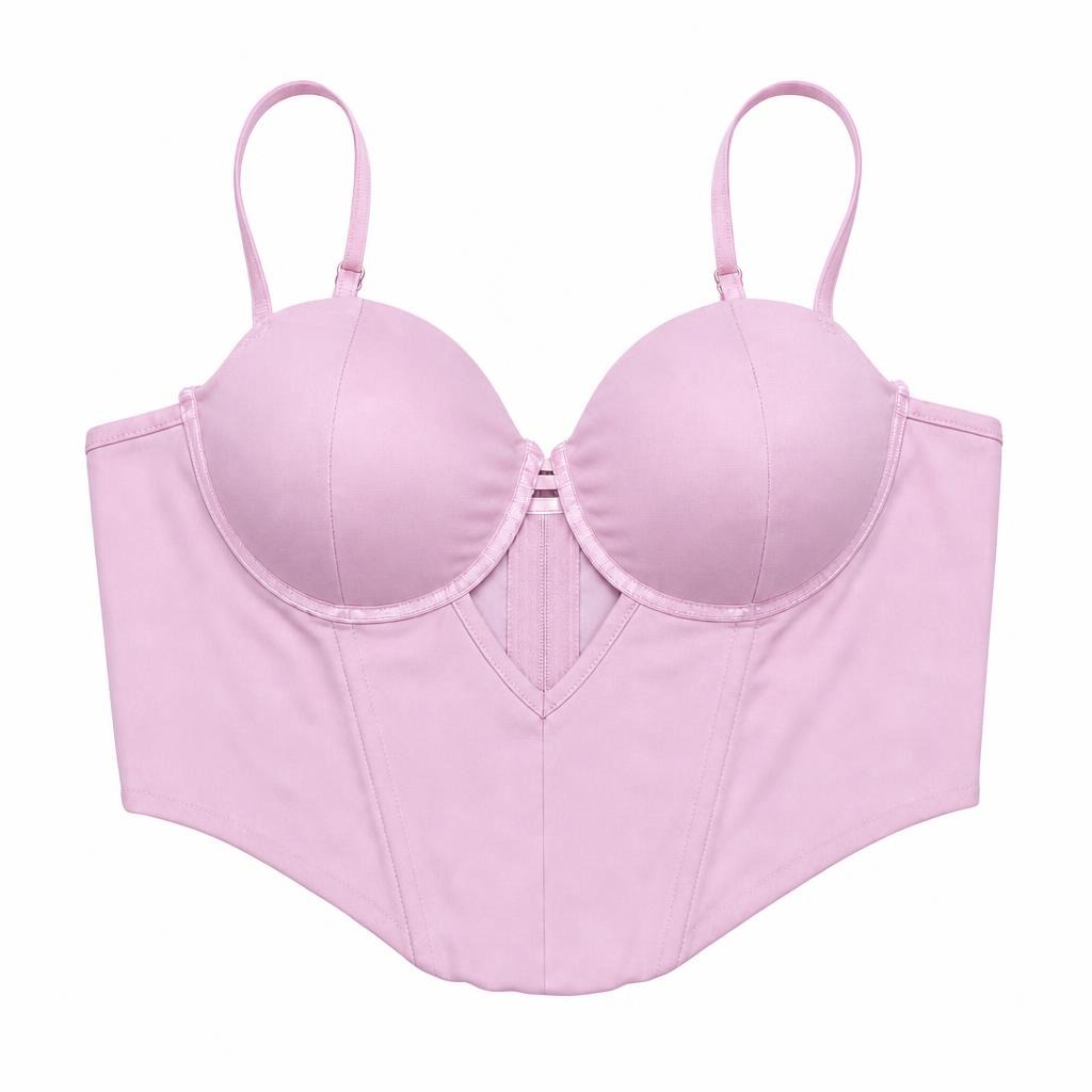 Corset Triangulo - Rosado
