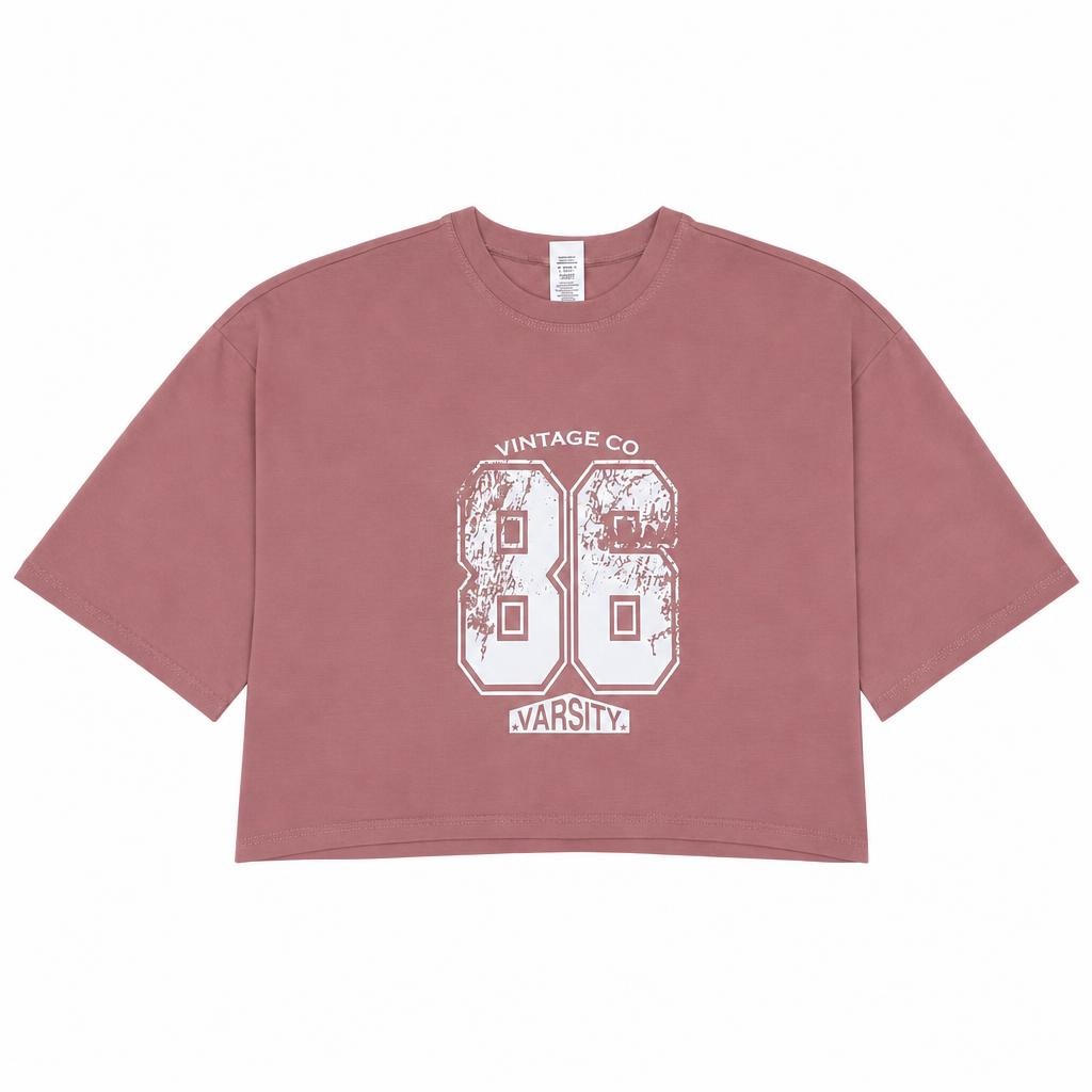 Oversize Corta Vintage - Palo de rosa