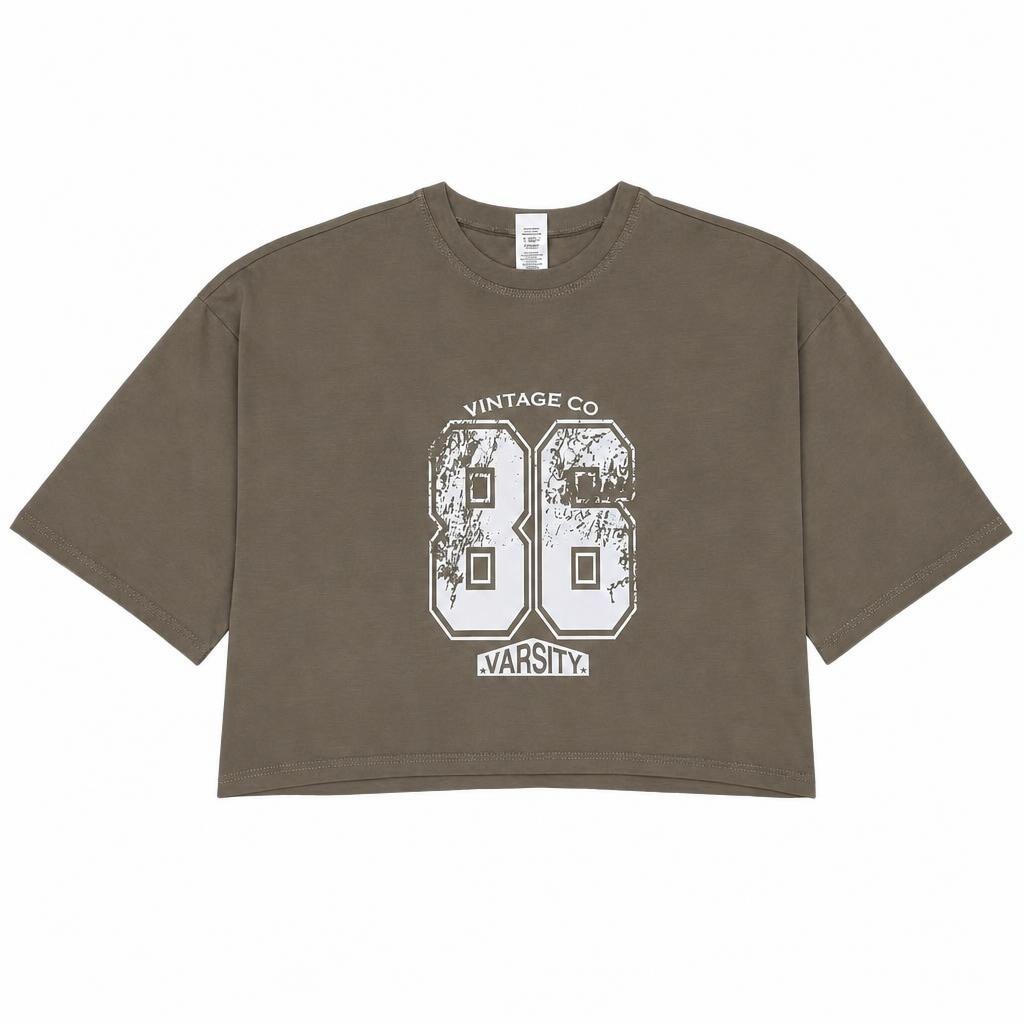 Oversize Corta Vintage - Verde militar