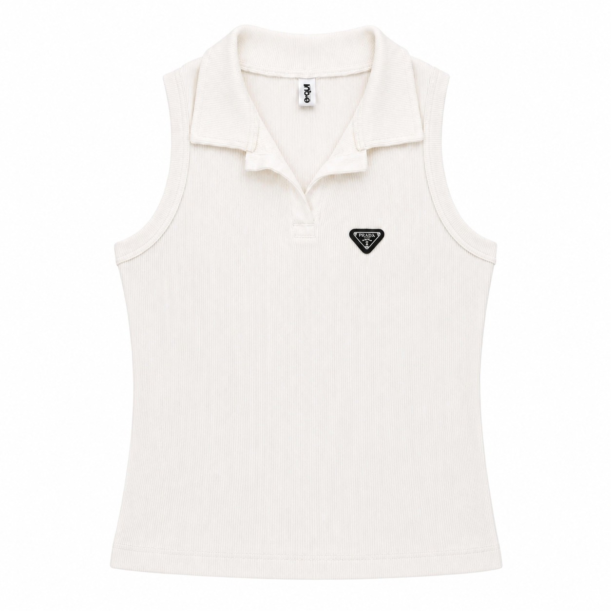 Polo Manga Siza Plus - Blanco