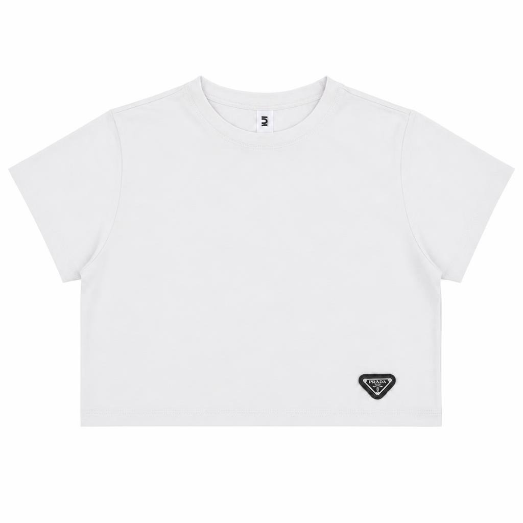 Prada Pequeño Tela Fría - Blanco